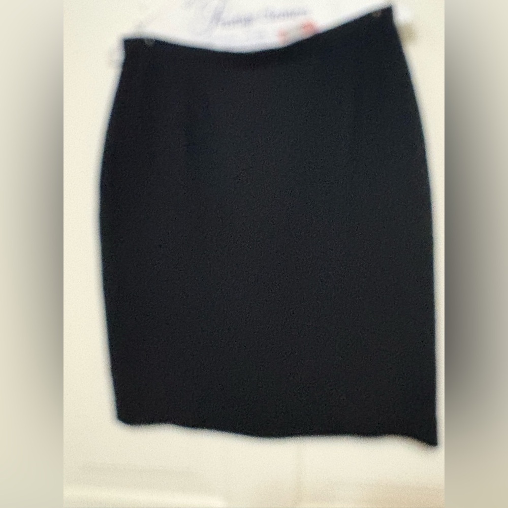 Casual Corner Black Pencil Skirt Knee-Length Work
